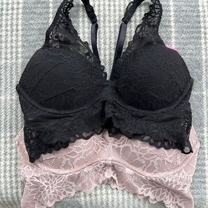 Pink Victoria’s Secret lace bralette ~ size small ~ NWT